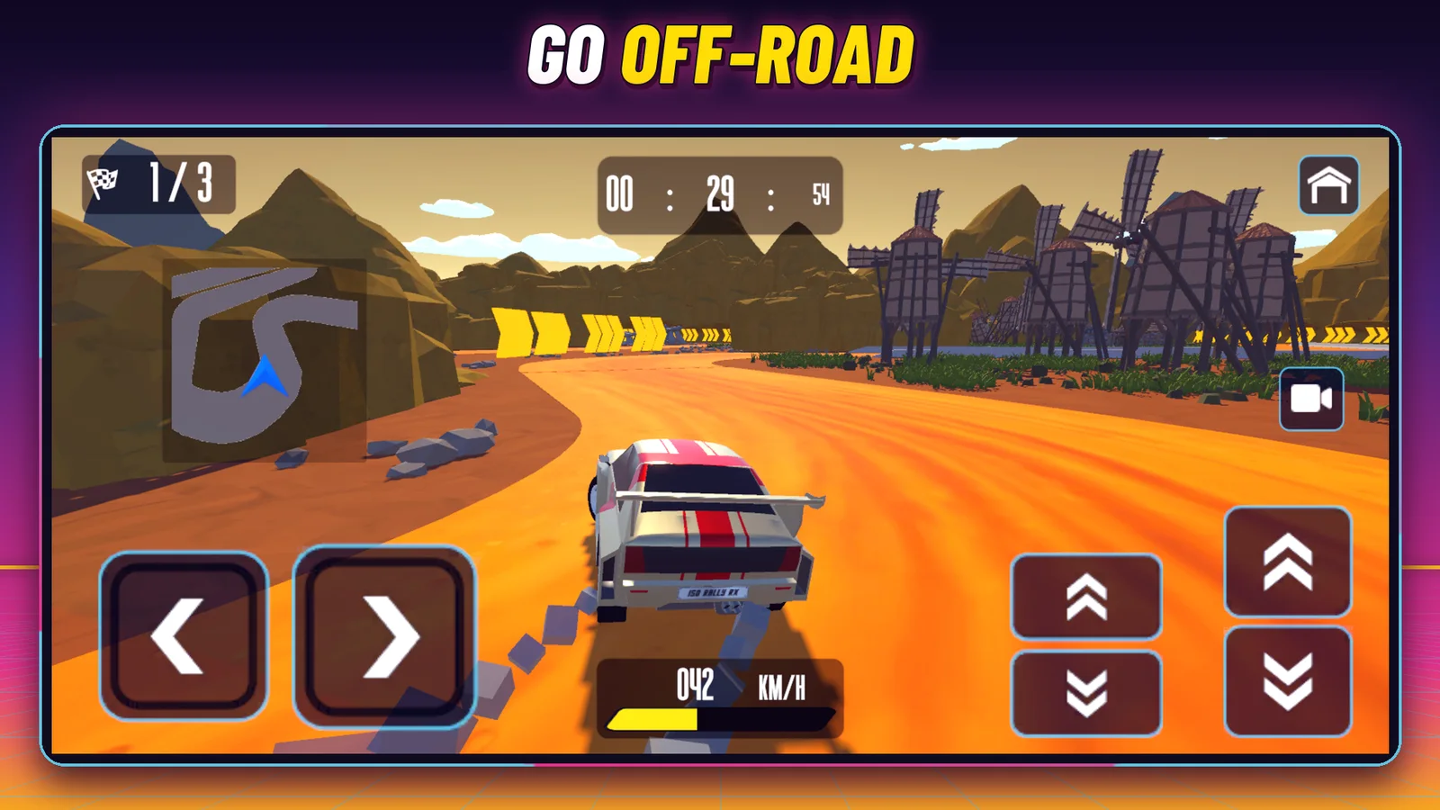 QRace Videogame app: go offroad
